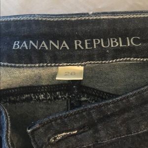 Banana Republic dark denim skinny jeans size 26.